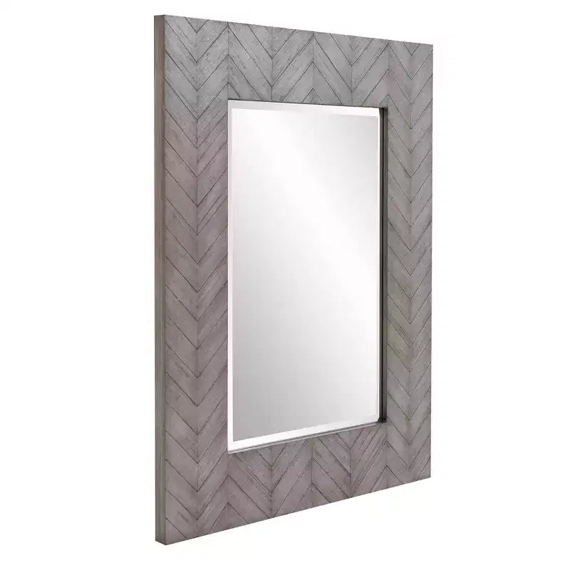 Espejo de Pared de Marco de Hierro "Sunburst" de 42"x42": Decoración Moderna, Sin Ensamblaje, Montaje en Pared
