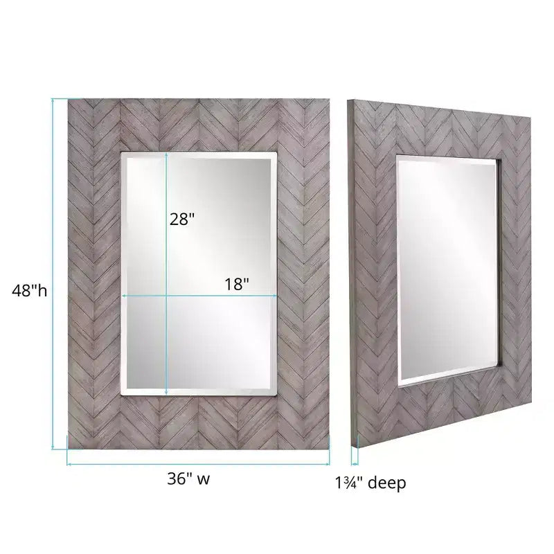 Espejo de Pared de Marco de Hierro "Sunburst" de 42"x42": Decoración Moderna, Sin Ensamblaje, Montaje en Pared