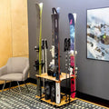 Teal Triangle Silverton Ski Organizer | Holds 4 Pairs of Skis
