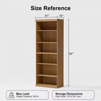 41x31x16 Gabinete de acento de madera con estante ajustable Gabinete de almacenamiento sin puerta Natural