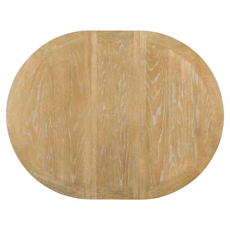 Mesa de Comedor de Estilo Retro con Mesa Extensible y 4 Sillas Tapizadas
