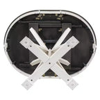 Mesa de Comedor de Estilo Retro con Mesa Extensible y 4 Sillas Tapizadas