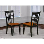 Silla de comedor con asiento de madera - Lino