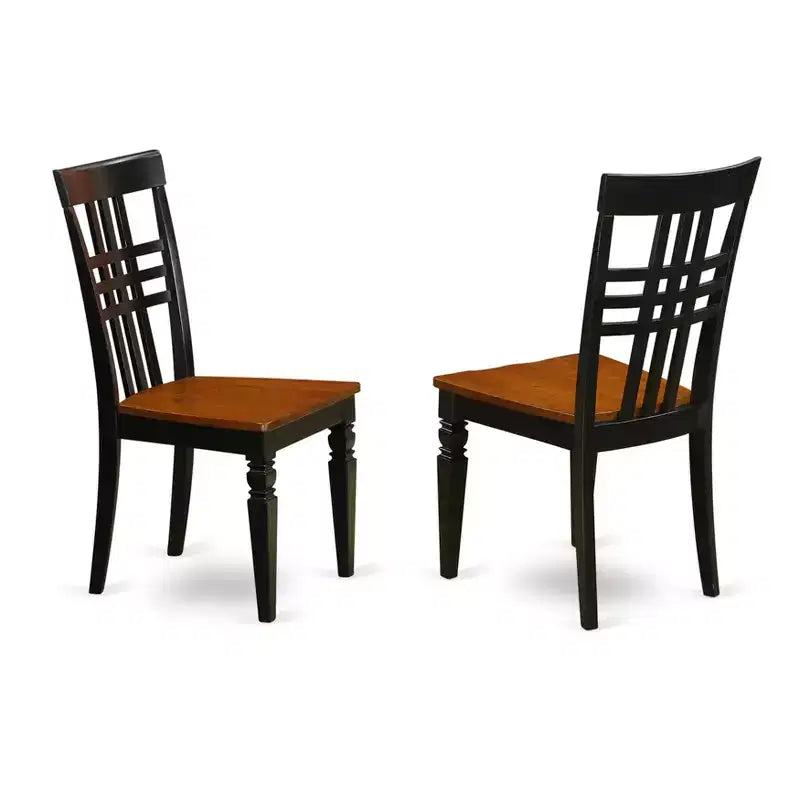 Silla de comedor con asiento de madera - Lino