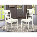 Silla de comedor con asiento de madera - Lino