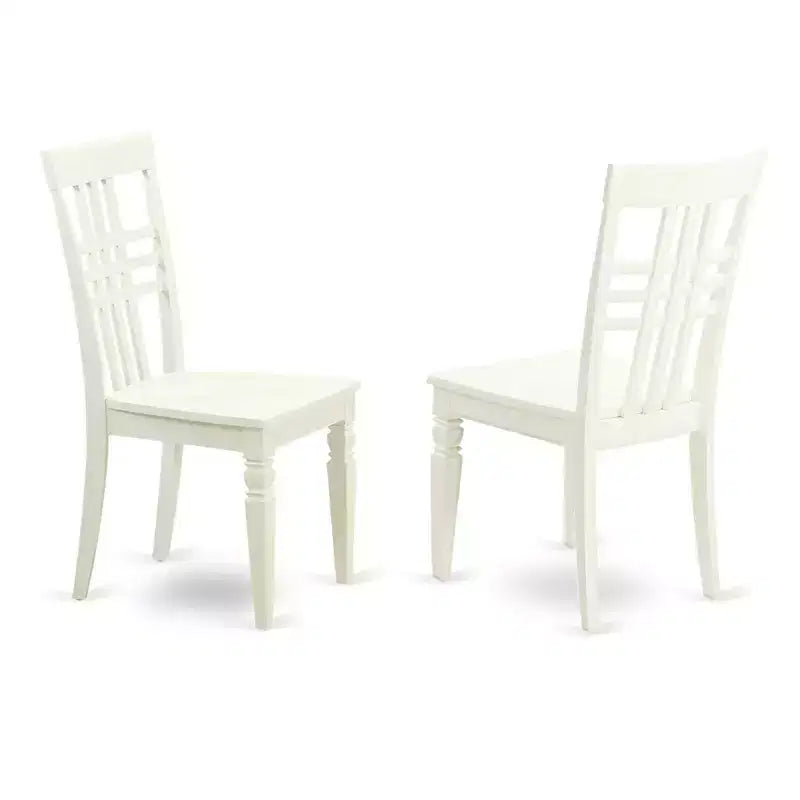 Silla de comedor con asiento de madera - Lino