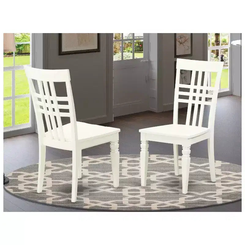 Silla de comedor con asiento de madera - Lino