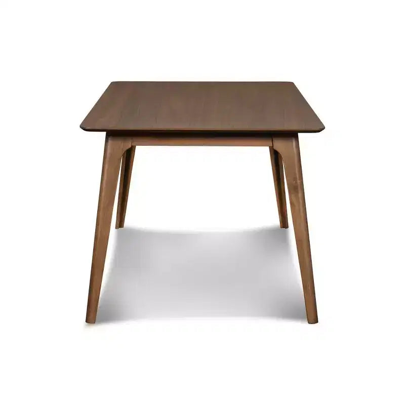 Mesa de Comedor Rectangular de Madera Maciza de 59" en Nogal