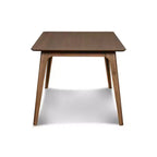 Mesa de Comedor Rectangular de Madera Maciza de 59" en Nogal