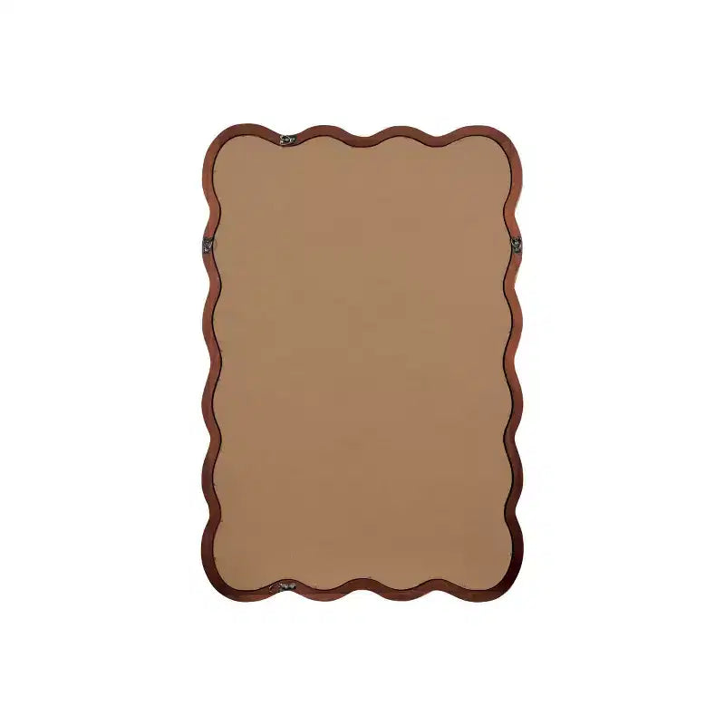Espejo de pared decorativo rectangular de 20 x 30 con marco de madera maciza, espejo decorativo para baño o entrada