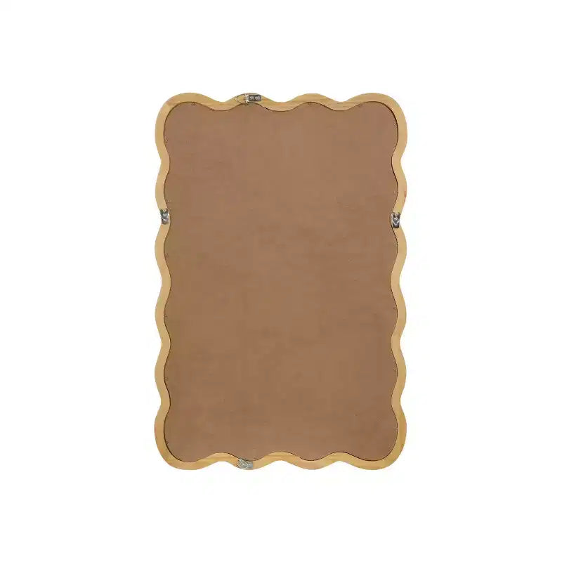 Espejo de pared decorativo rectangular de 20 x 30 con marco de madera maciza, espejo decorativo para baño o entrada