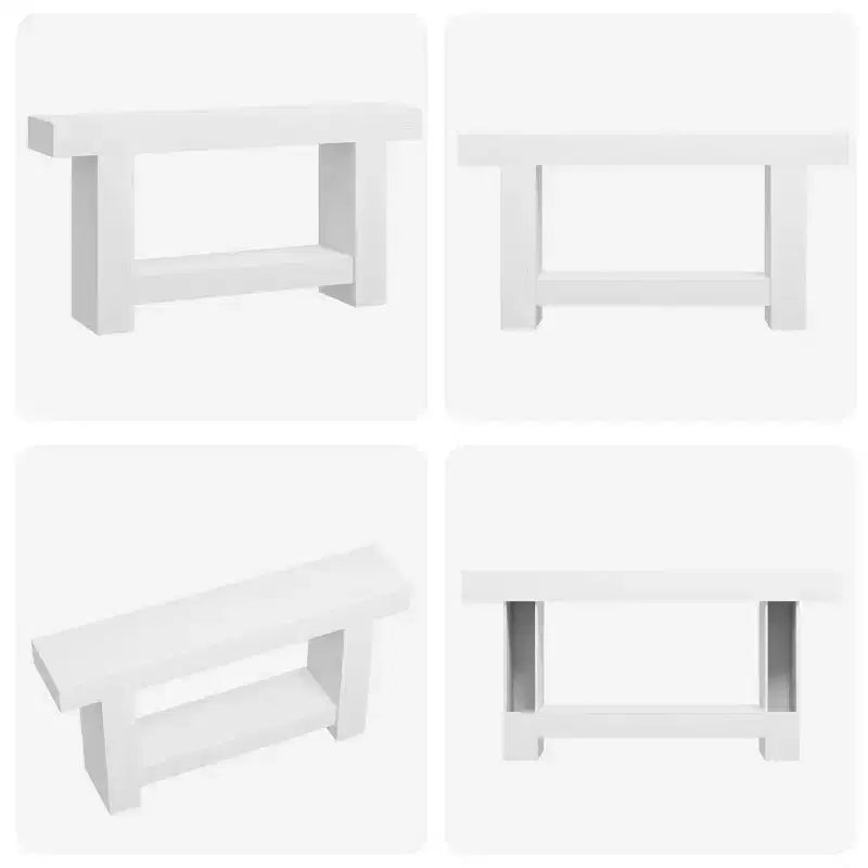 Mesa de consola rústica de 63 pulgadas con almacenamiento de 2 niveles, mesa larga de entrada y de sofá para sala de estar y pasillo