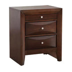 Mesa de Noche Rectangular de Madera de Cerezo para Sala y Dormitorio