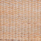 Taburete de barra de altura de mostrador de ratán y madera de caoba, acabado blanco antiguo/marrón claro