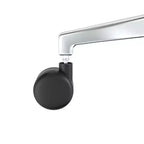 Silla de oficina moderna de cuero - Silla ergonómica de escritorio giratoria e inclinable con estructura de hierro - Oficina en casa