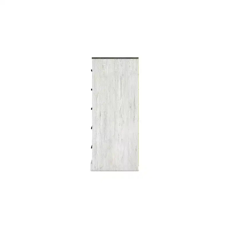 Cómoda informal, blanco lavado/gris carbón