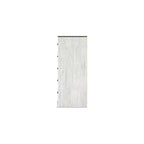 Cómoda informal, blanco lavado/gris carbón
