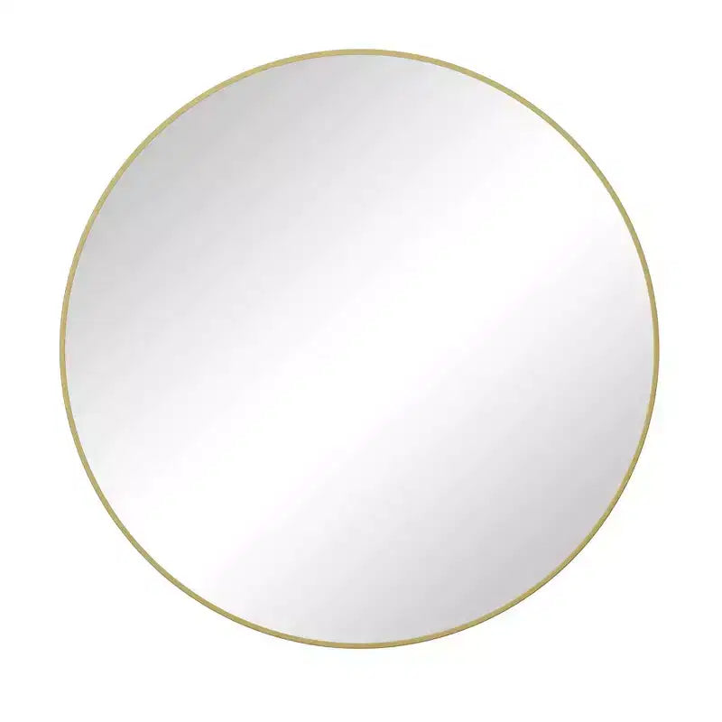 Espejo de pared, espejo circular de 39 pulgadas/42 pulgadas, decoración del hogar, espejo con marco de metal estilo granja, espejos de tocador redondos