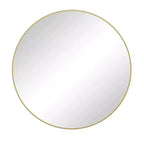 Espejo de pared, espejo circular de 39 pulgadas/42 pulgadas, decoración del hogar, espejo con marco de metal estilo granja, espejos de tocador redondos