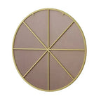 Espejo de pared, espejo circular de 39 pulgadas/42 pulgadas, decoración del hogar, espejo con marco de metal estilo granja, espejos de tocador redondos