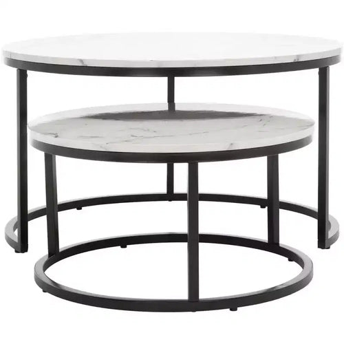 Peppino 2 Round Nest Cof Table - Safavieh