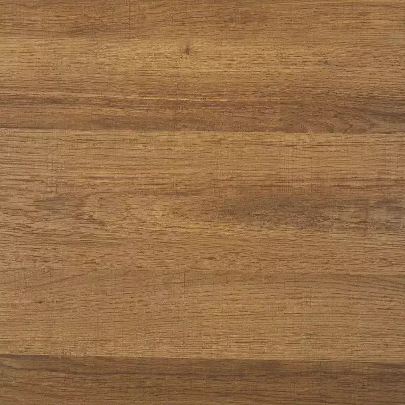 Mesa de centro rústica con superficie de madera estilo Mid-Century y patas de horquilla